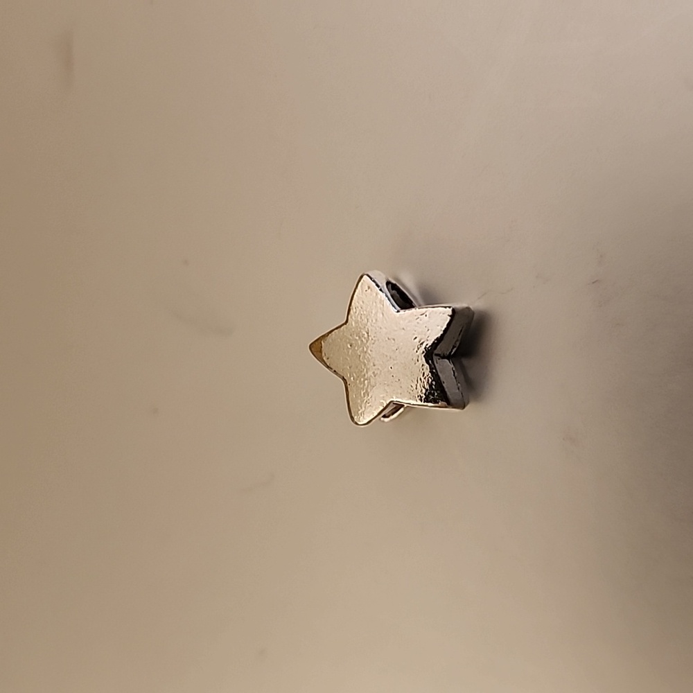 Star Charm for European Style Bracelets Fits Pandora Systems